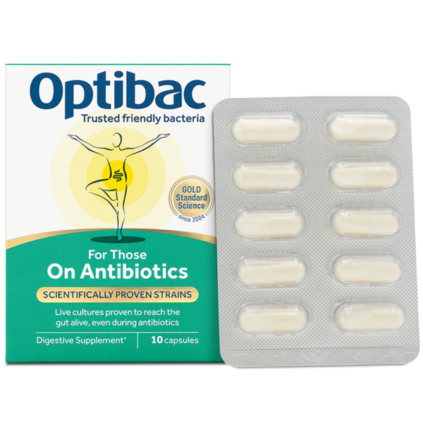 Optibac For Those On Antibiotics 10 Capsules | Health Supplements UK Optibac For Those On Antibiotics 10 Capsules