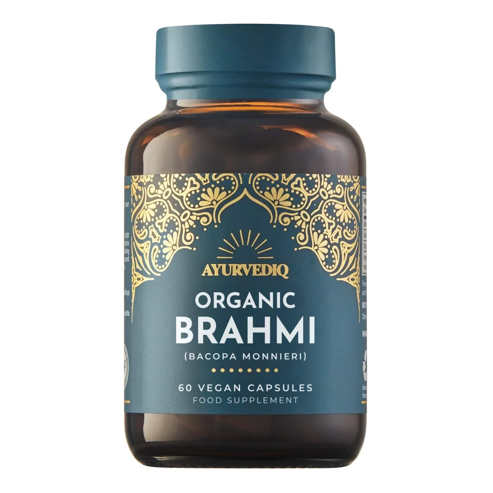 Ayurvediq Organic Brahmi (Bacopa Monnieri) 60 Vegan Capsules