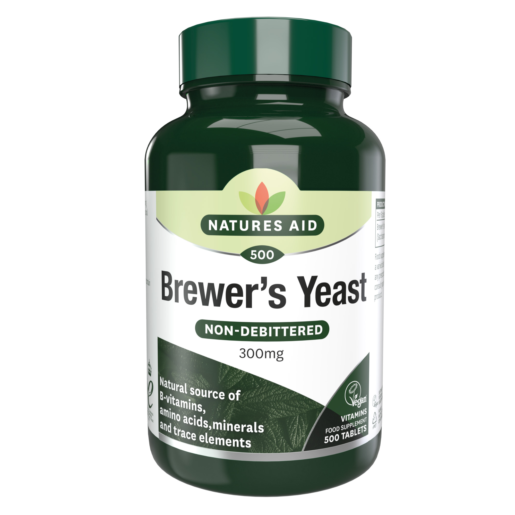 Natures Aid Brewers Yeast 300mg - 500 Tabs
