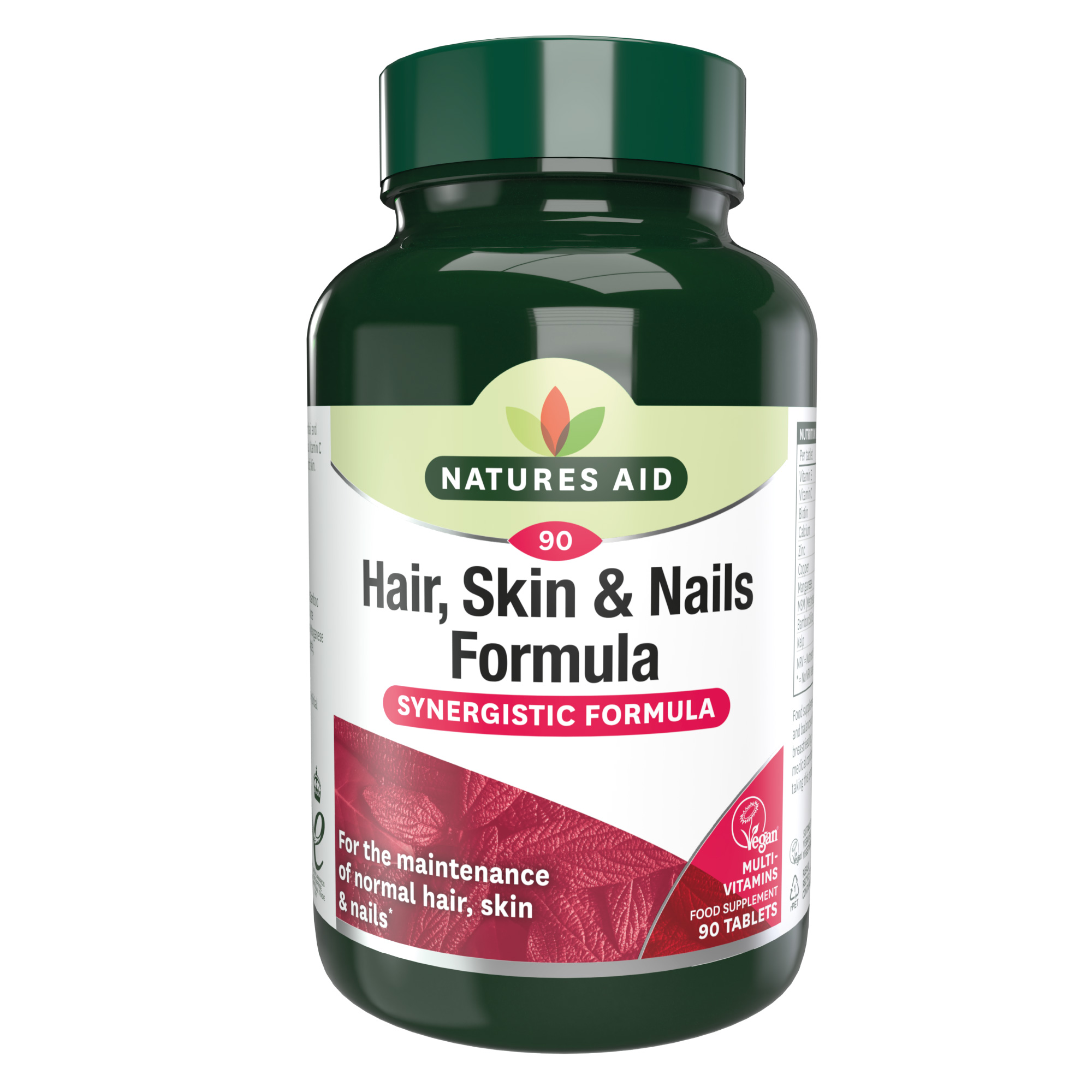 Natures Aid Hair, Skin and Nails Formula - 90 Tabs