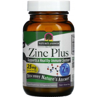 Nature's Answer Zinc Plus 25mg