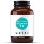 Viridian High Potency Magnesium with B6 30 Vegan Capsules