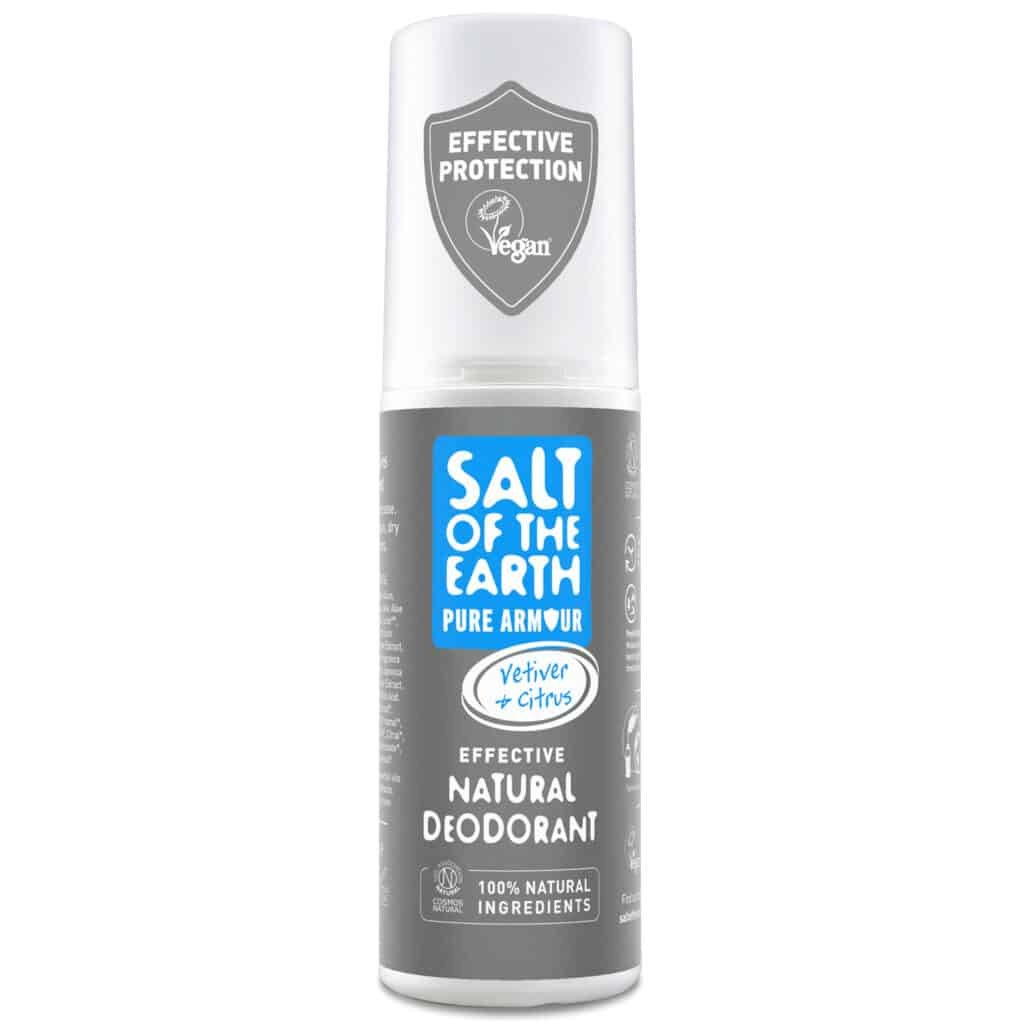 Salt of the earth Vetiver and Citrus deodorant spray 100ml