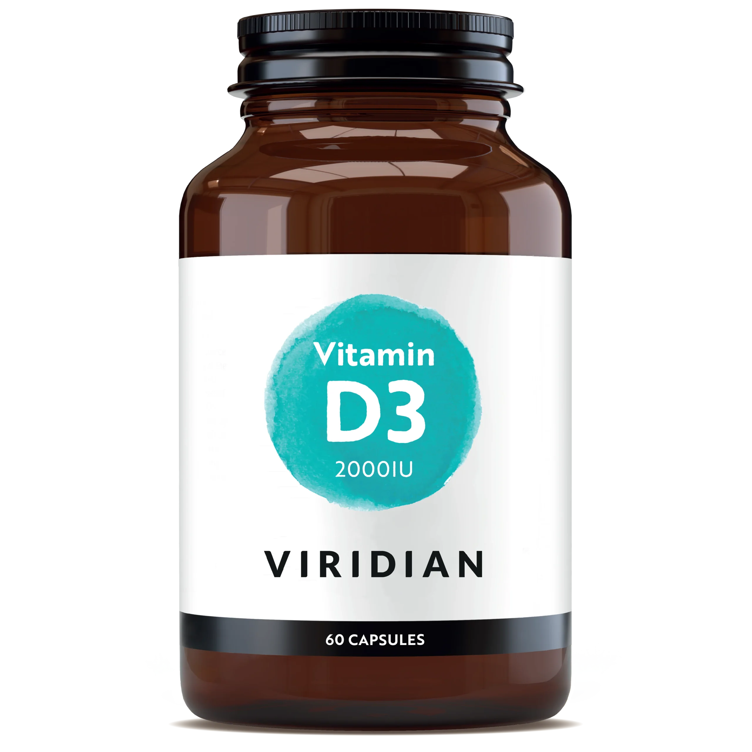 Viridian Vitamin D3 2000iu 60 Vegan Capsules