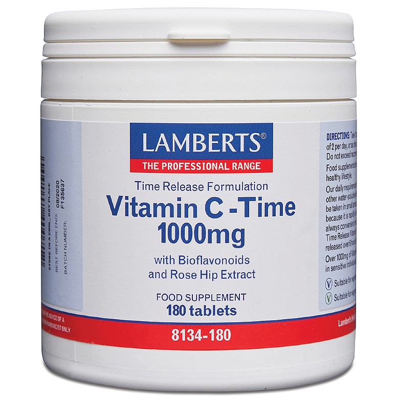 Lamberts Vitamin C Time 1000mg 180 Tablets