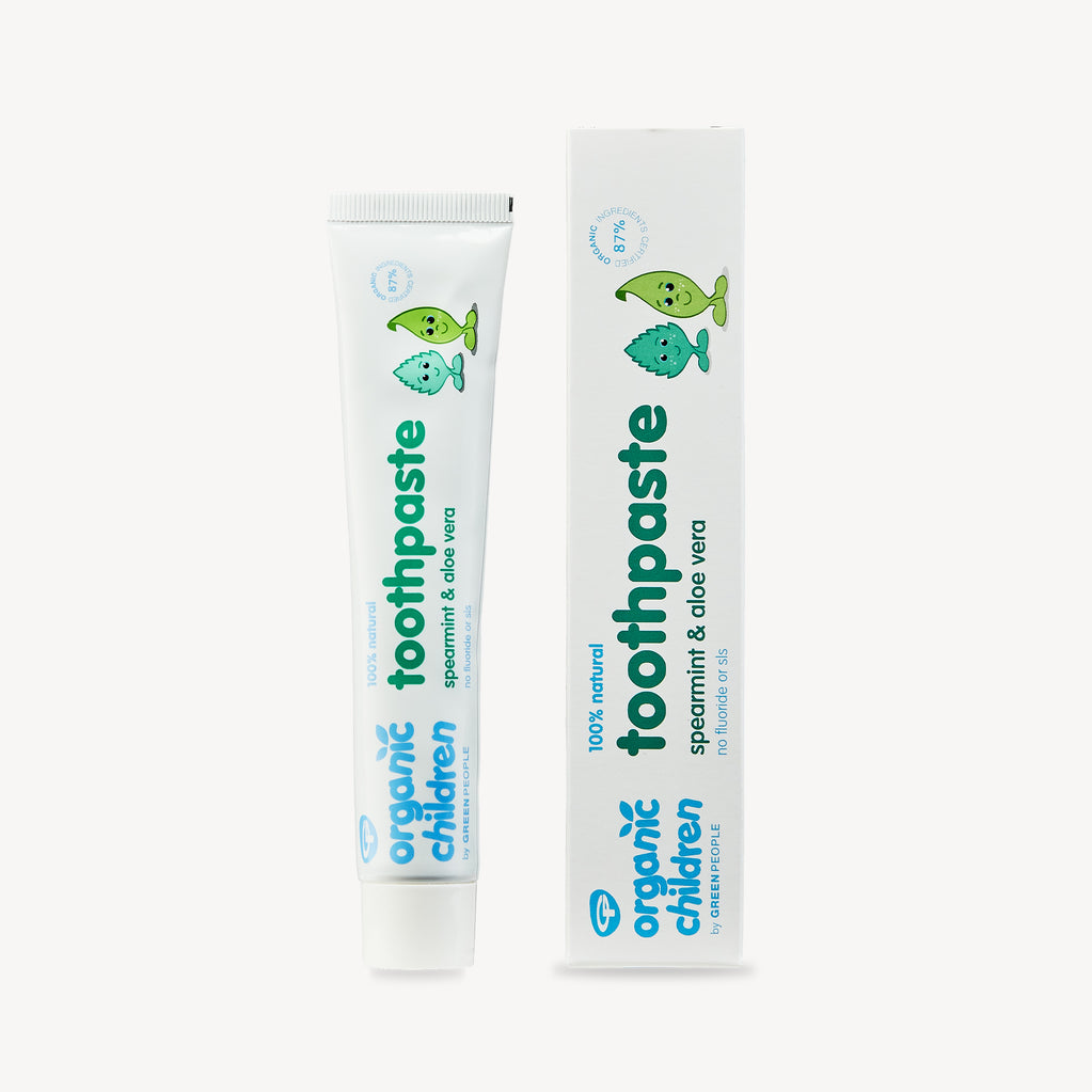 Green People Organic Children Spearmint & Aloe Vera Toothpaste 50ml