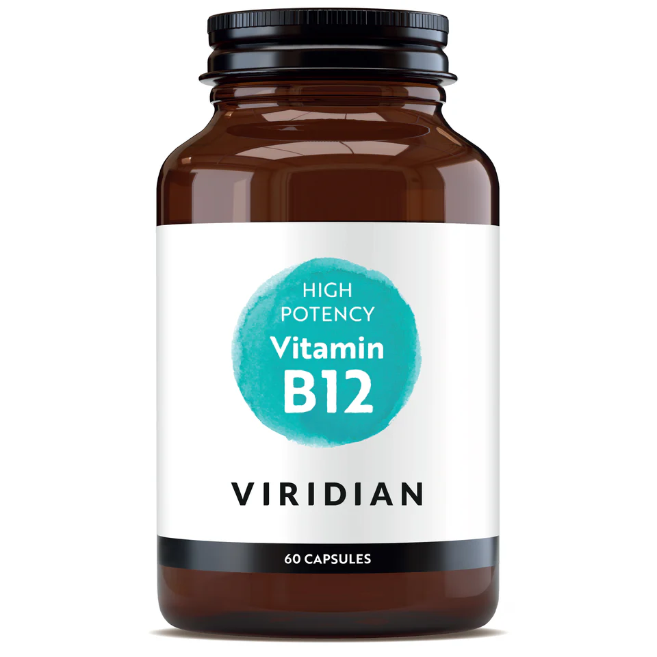 Viridian High Potency Vitamin B12 1000ug 60 Vegan Capsules