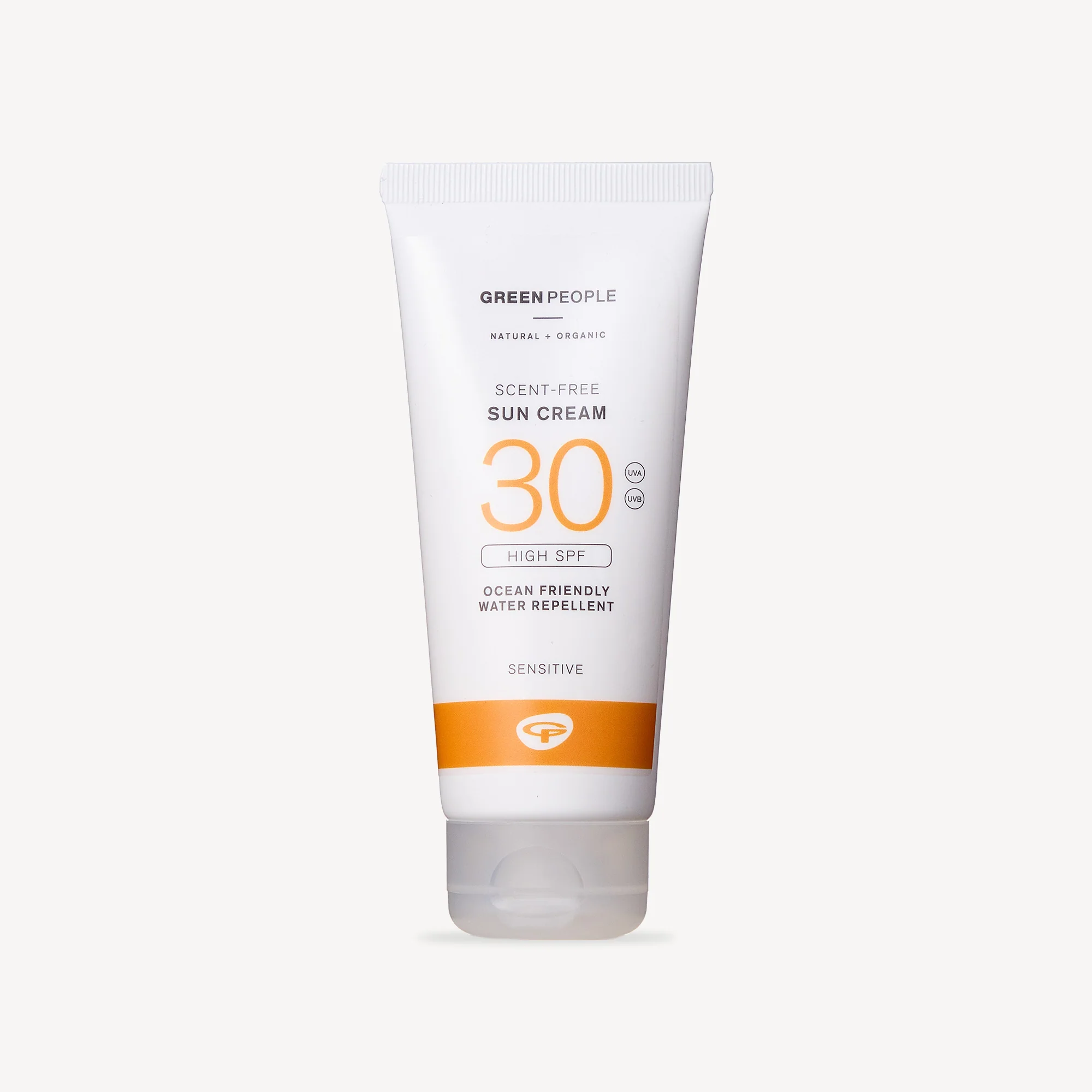 Green People Scent-Free Sun Cream High SPF30 Travel Size 100ml