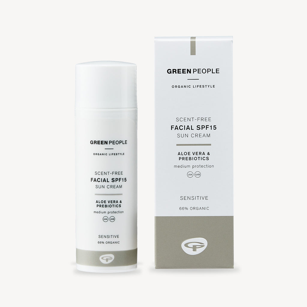 Green People Scent Free Facial Sun Cream SPF15 50ml