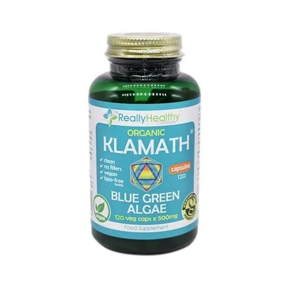 Klamath Blue Green Algae 500mg 120 Capsules