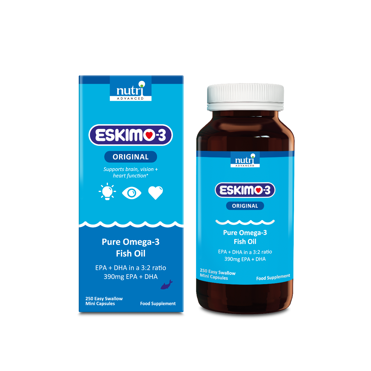 Nutri Advanced Eskimo-3 Fish Oil 250 Capsules