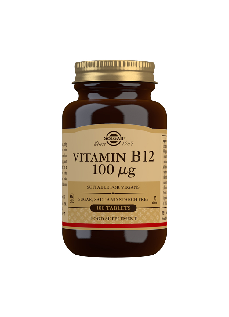 Solgar Vitamin B12 100ug 100 Tablets