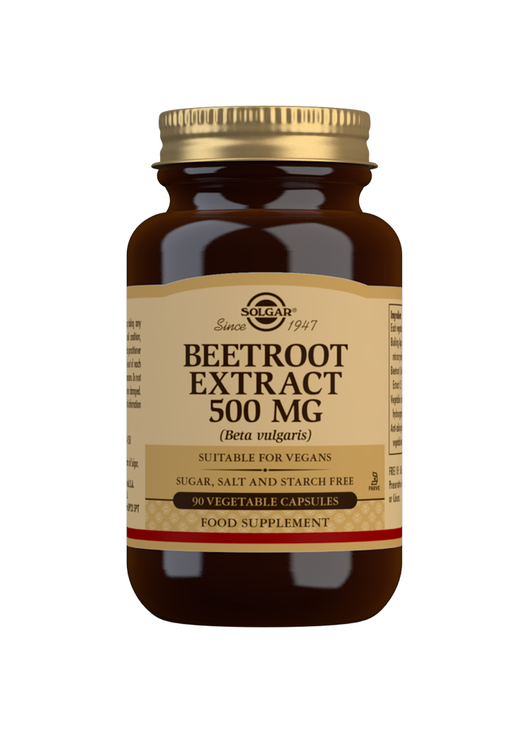 Solgar Beetroot Extract 500mg 90 Vegetable Capsules
