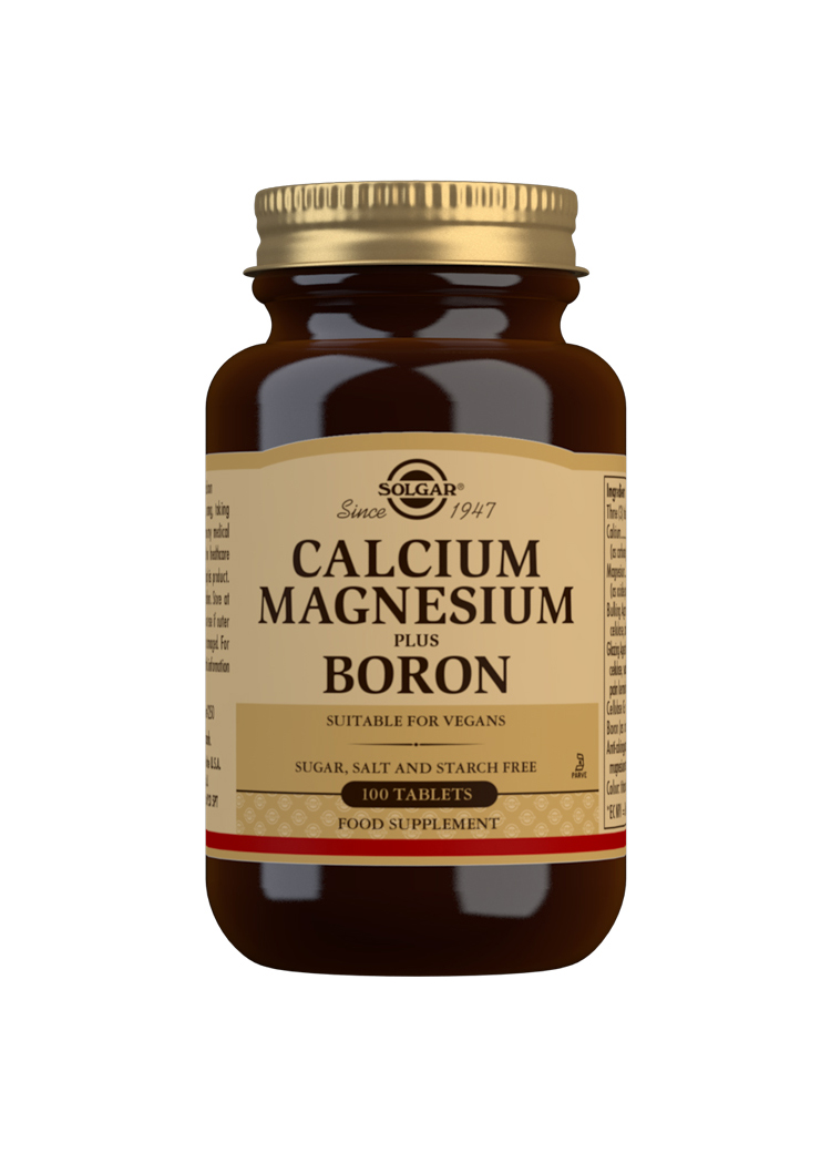 Solgar Calcium Magnesium Plus Boron 100 Tablets