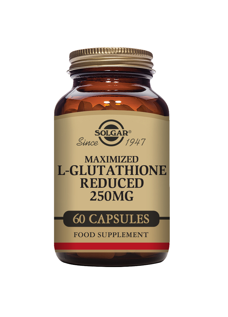 Solgar Maximised L-Glutathione Reduced 250mg 60 Vegetable Capsules