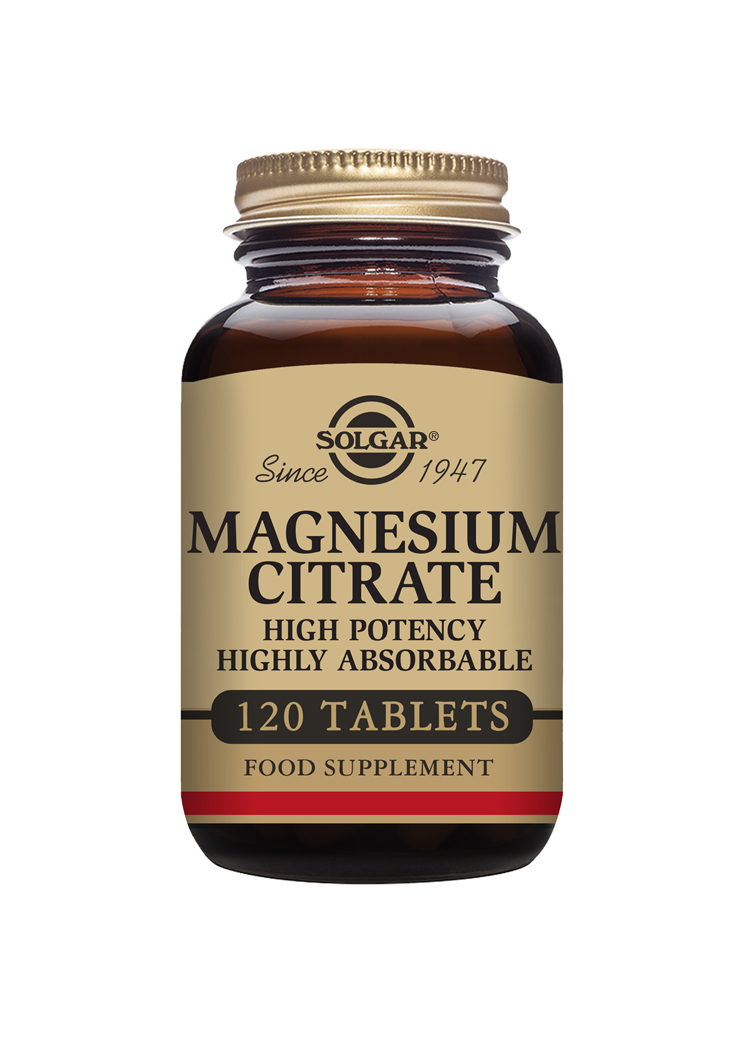 Solgar Magnesium Citrate 120 Tablets