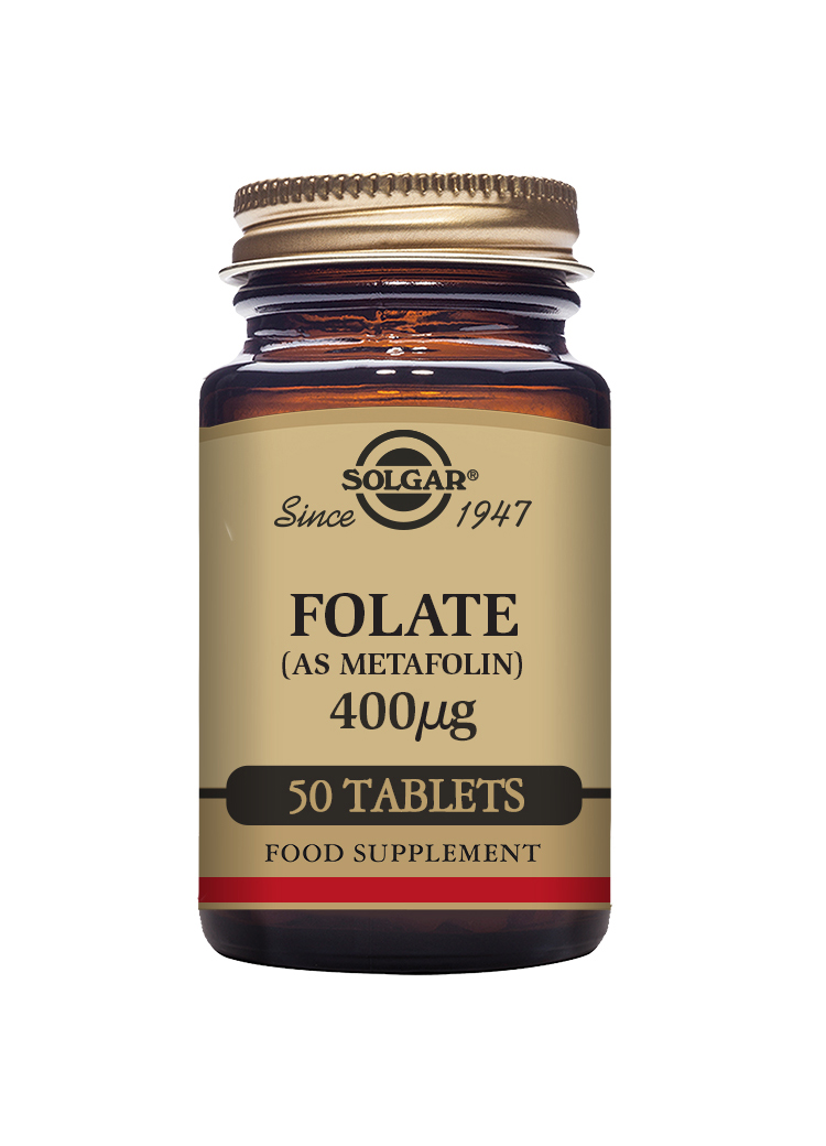 Solgar Folate (as Metafolate) 400mg 50 Tablets