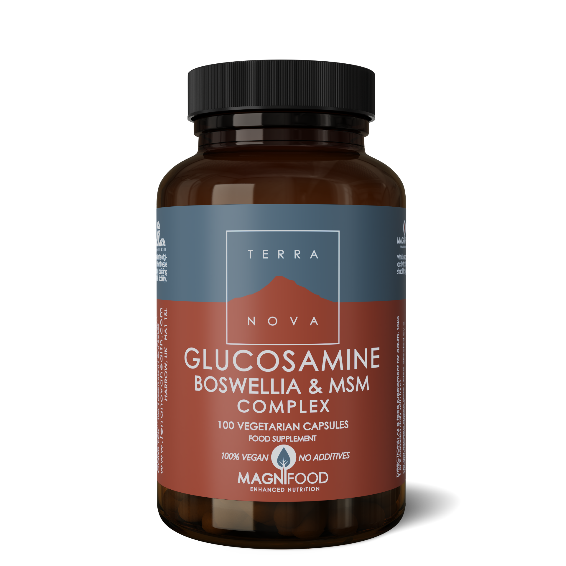 Terranova GLUCOSAMINE, BOSWELLIA & MSM COMPLEX 100 Caps