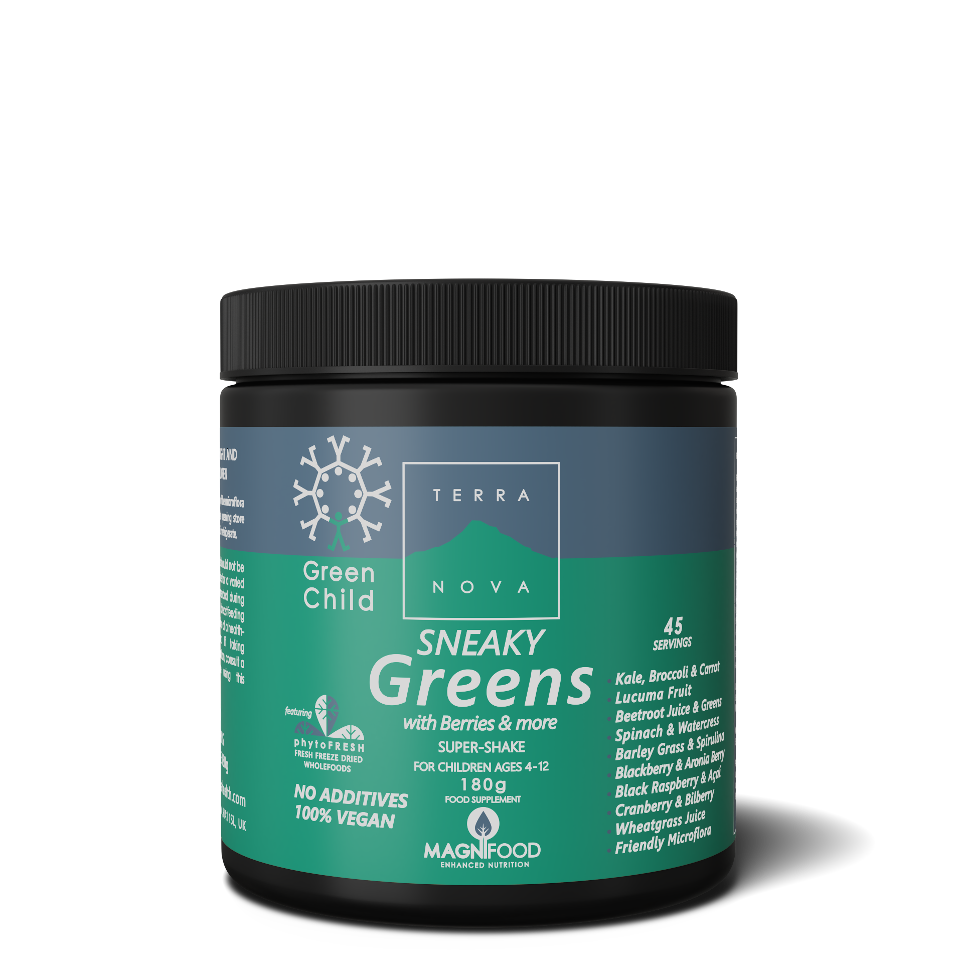 Terranova GREEN CHILD SNEAKY GREENS SUPER-SHAKE 180g