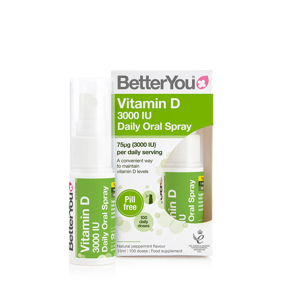 BetterYou D3000 Vitamin D Daily Oral Spray 15ml