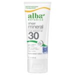 Alba Botanica Sheer Mineral Fragrance Free Sunscreen Lotion SPF 30 89ml