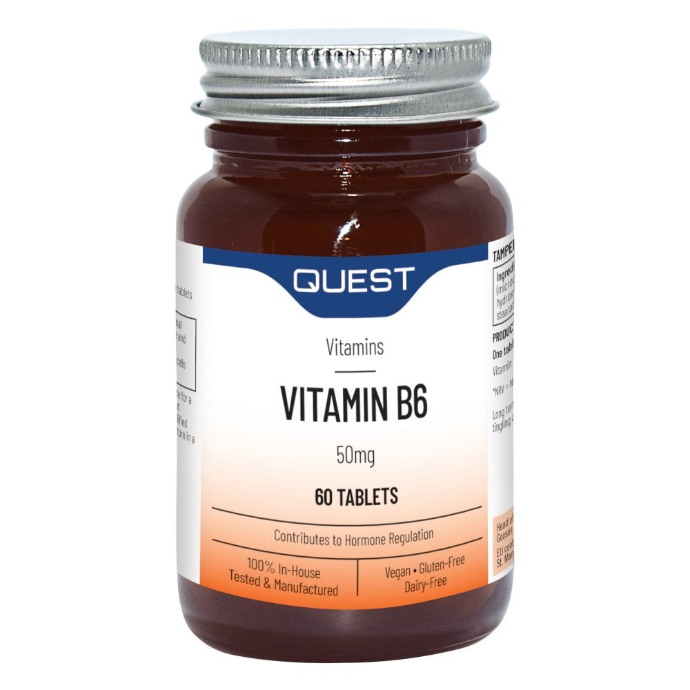 Quest Vitamin B6 50mg 60 Tablets