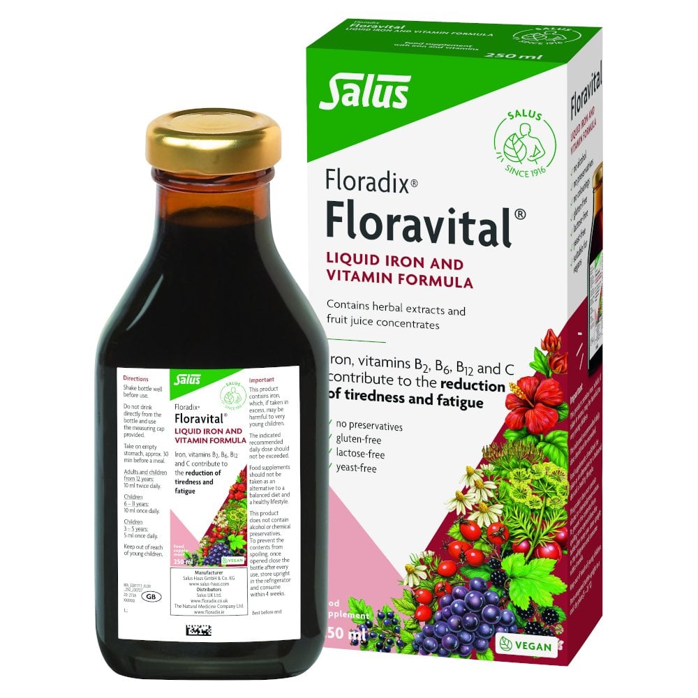 Floradix Floravital Iron Formula 250ml