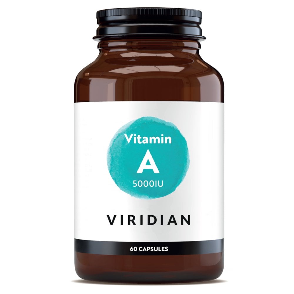 Viridian Vitamin A 5000IU 60 Capsules