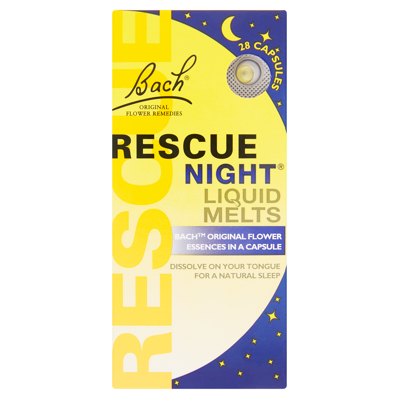 Bach Rescue Night Liquid Melts 28 Capsules