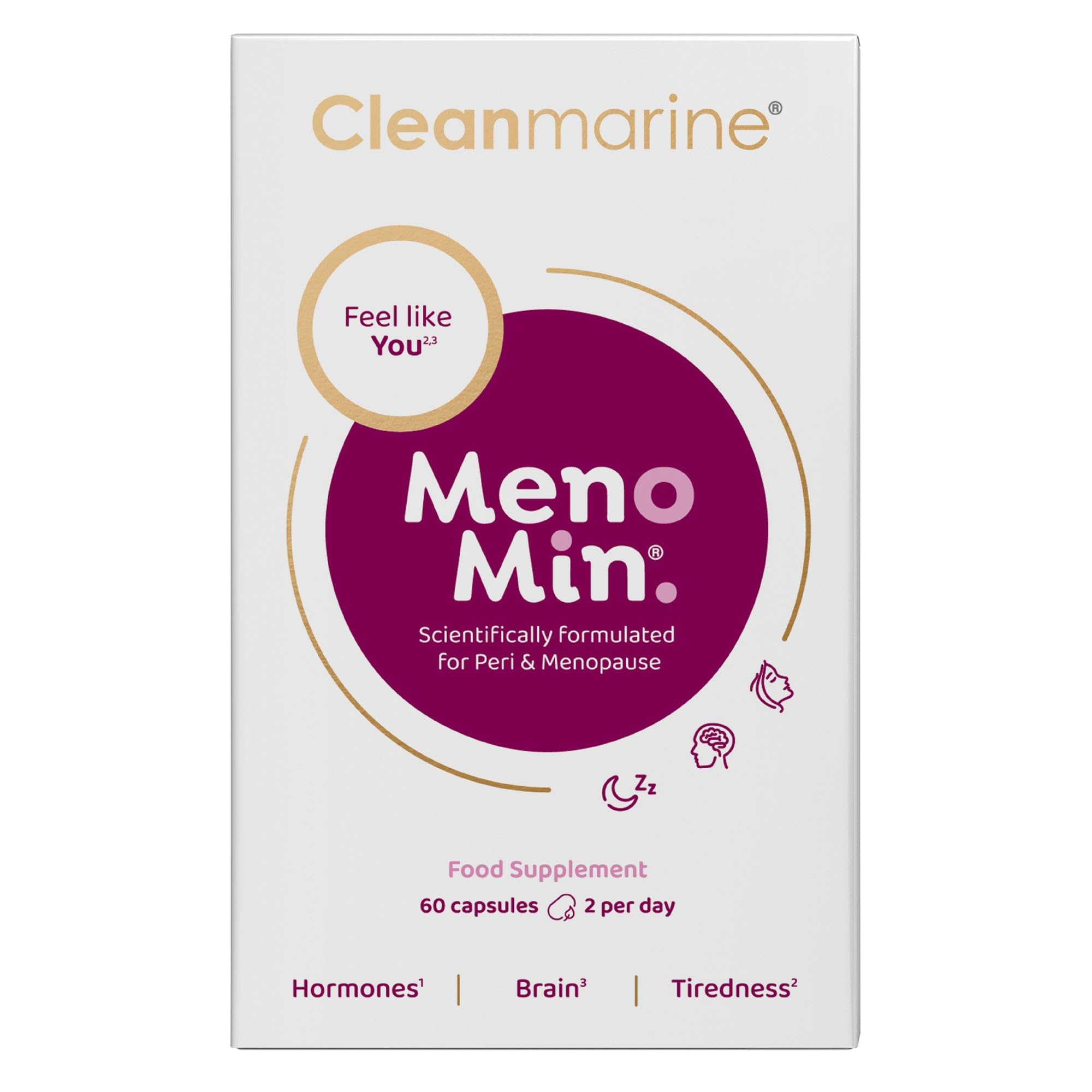 Cleanmarine Menomin 600mg 60 Capsules