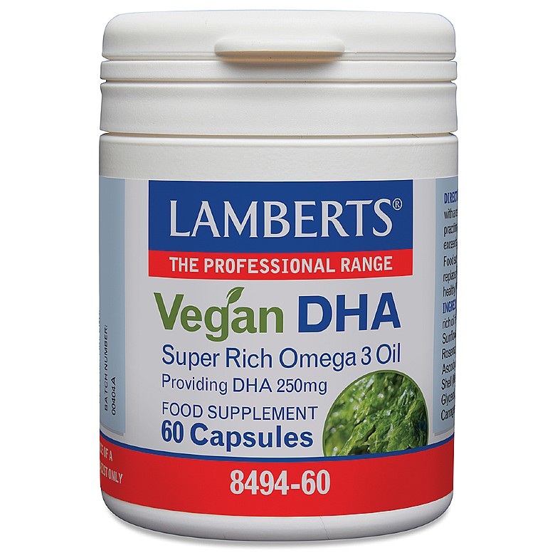 Lamberts Vegan DHA 60 Capsules