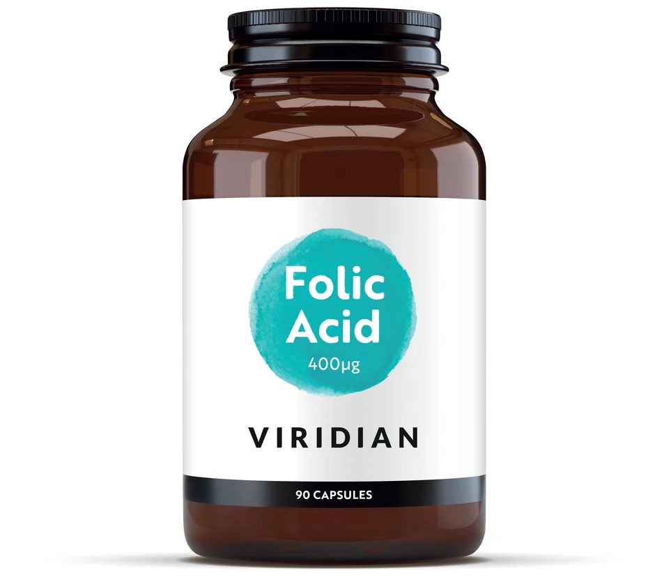 Viridian Folic Acid 400ug 90 Vegan Capsules