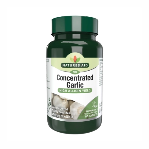 Natures Aid Garlic Concentrated 2000ug 90 Tablets