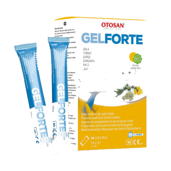 Otosan Natural Throat Gel 14 Pouches
