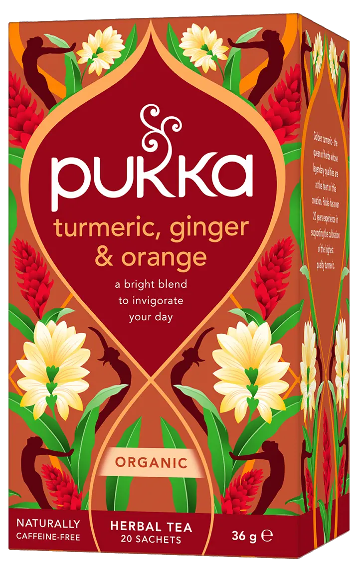 Home | Health Supplements UK Pukka Organic Turmeric, Ginger & Orange 20 Tea Bags