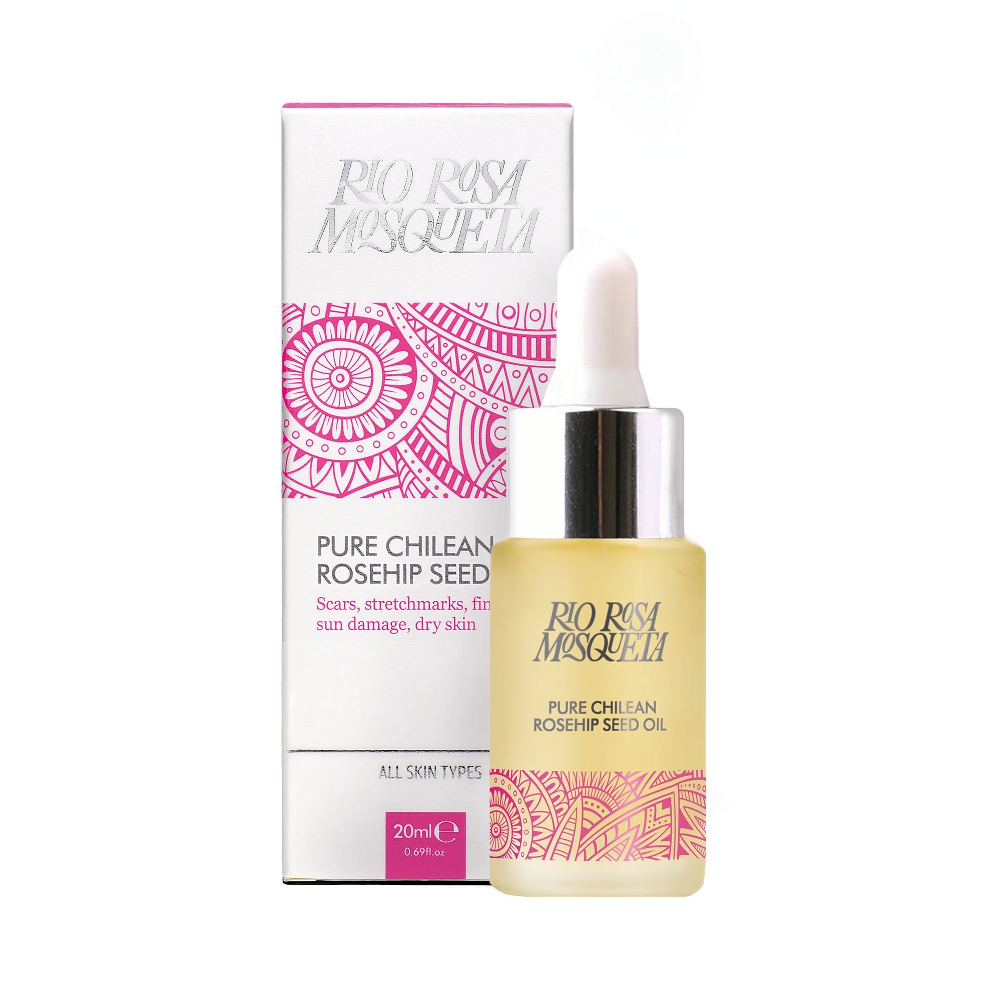 Rio Rosa Mosqueta Pure Chilean Rosehip Seed Oil 20ml