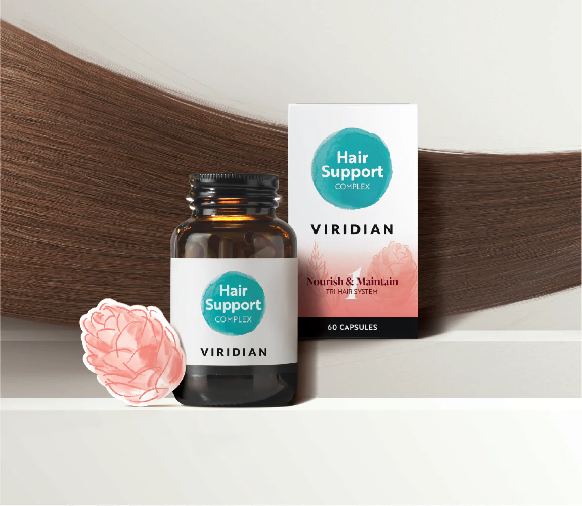 Viridian Hair Support Complex 60 Vegan Capsules to Nourish & Maintain Hair