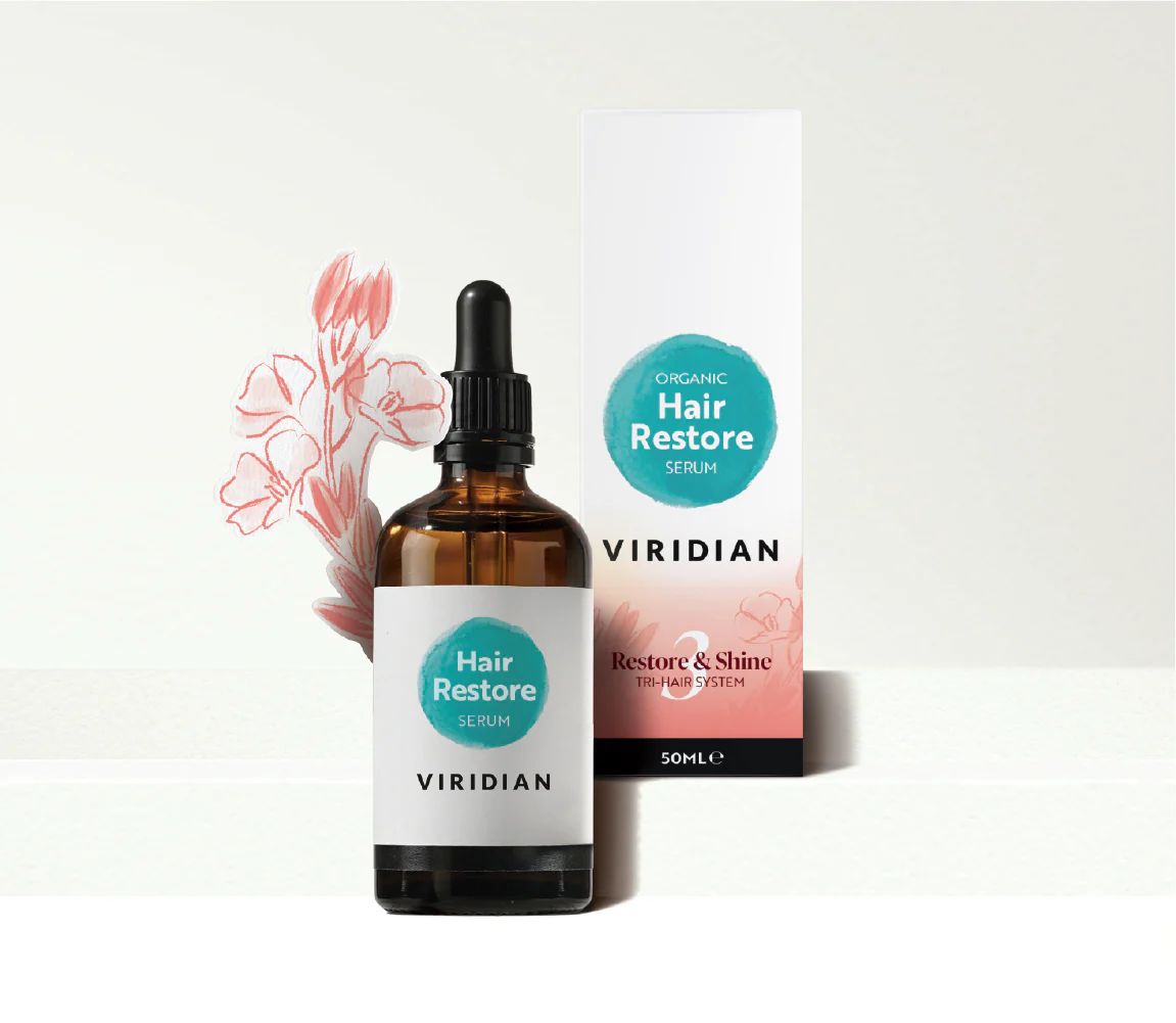 Viridian Organic Hair restore Serum 50ml Restore & Shine Vegan